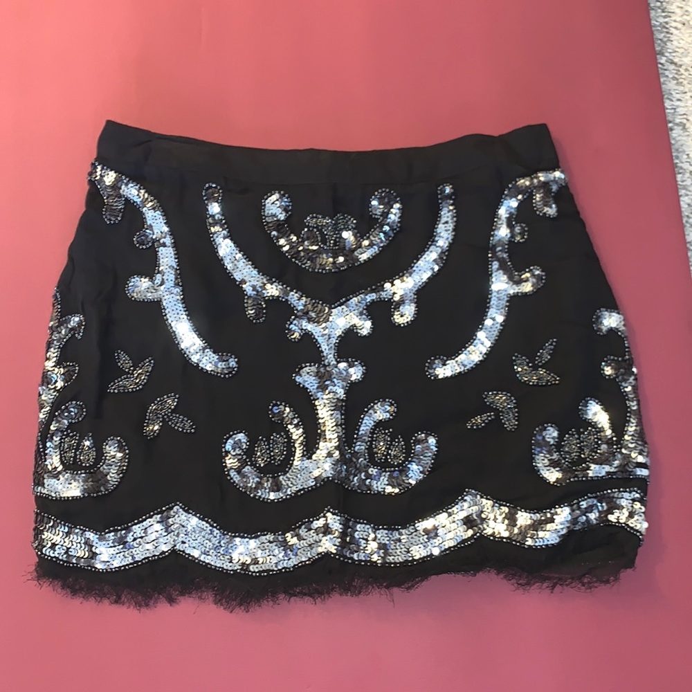 Free People Sequined Skirt brand new